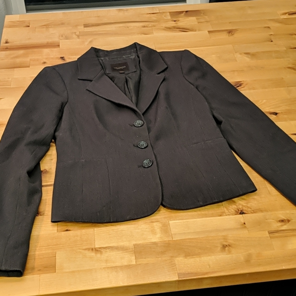 The Limited charcoal size 0 suit jacket